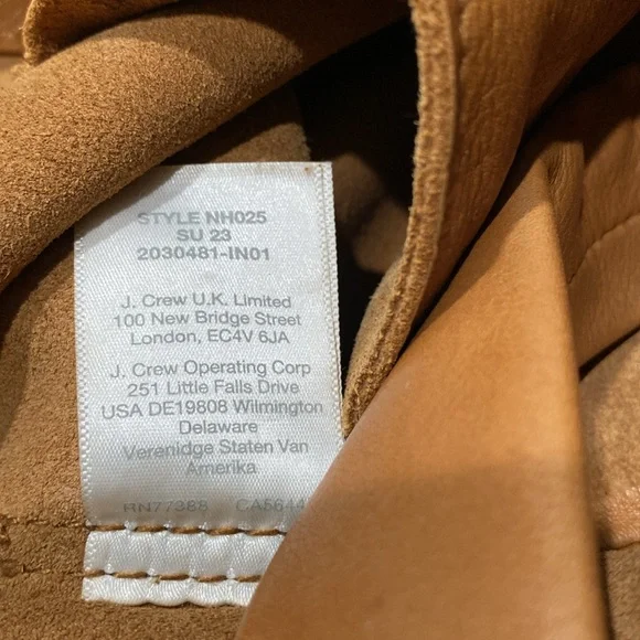 MADEWELL “The Piazza” Soft Tan Leather Tote/ Crossbody Bag - Picture 15 of 16